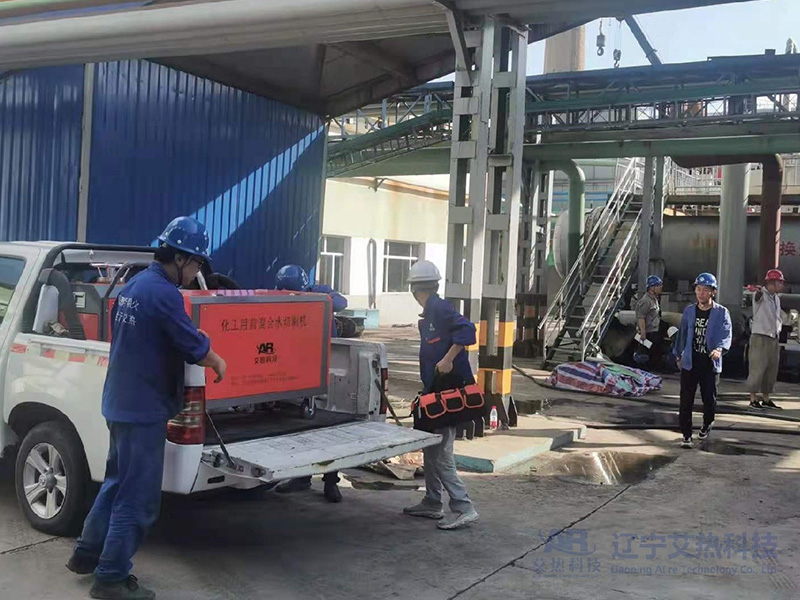 抚顺中煤建设集团管道抢修切割作业